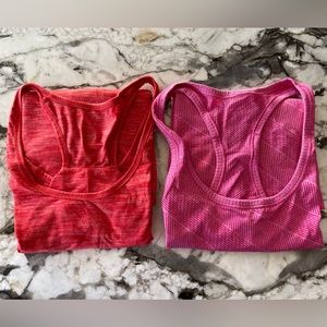 Two Lululemon Racerback TankTops